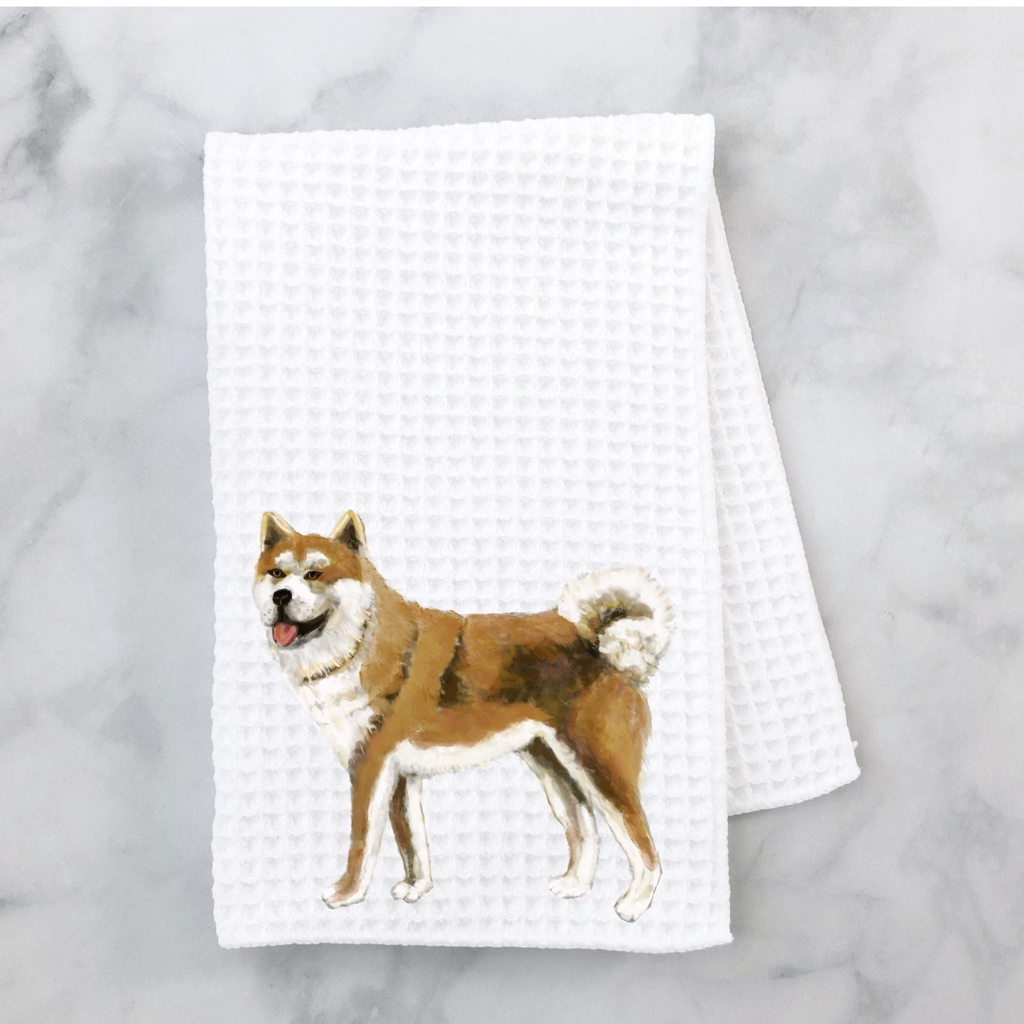 Akita Dog Kitchen Towel - MerikaArt