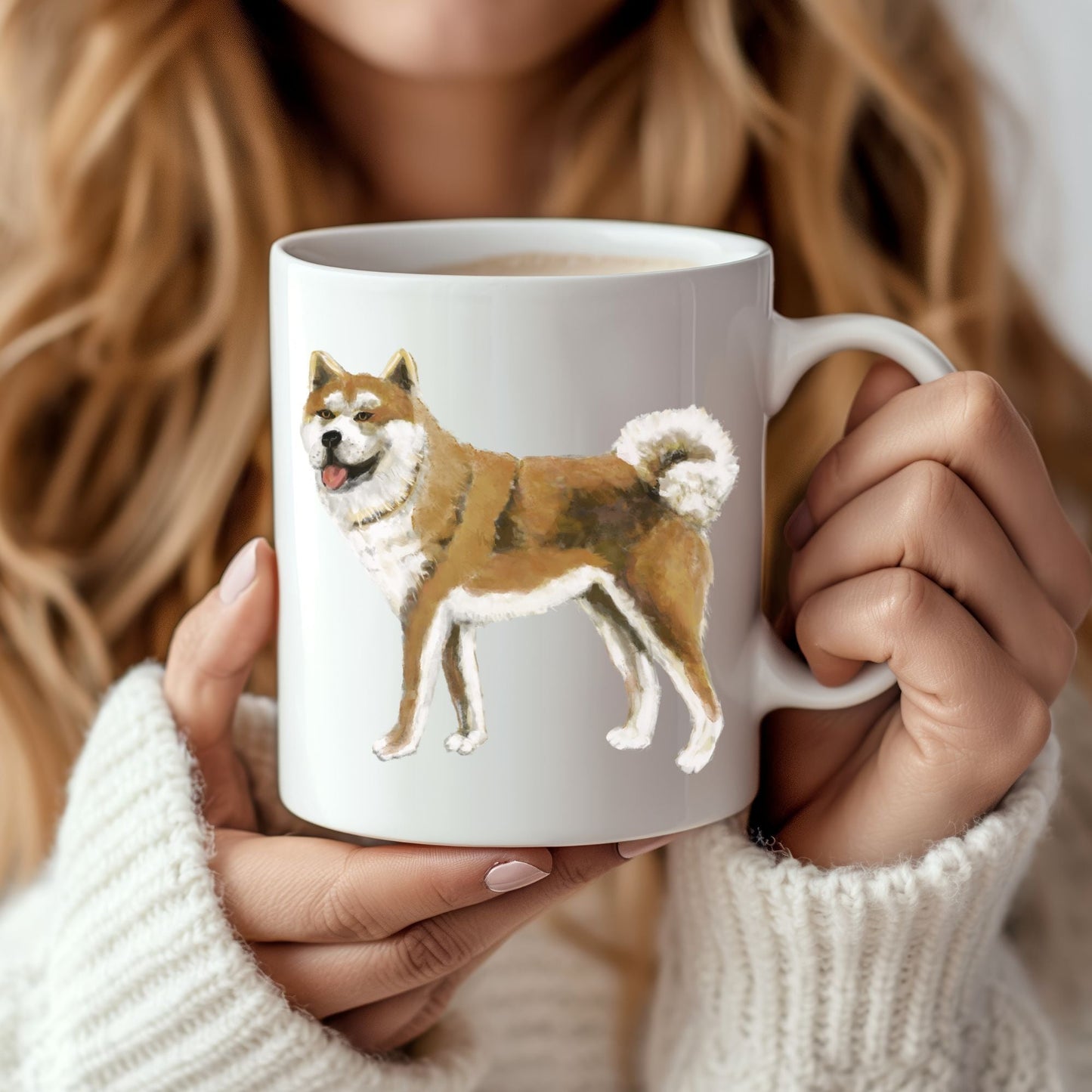 Akita Dog Mug - MerikaArt