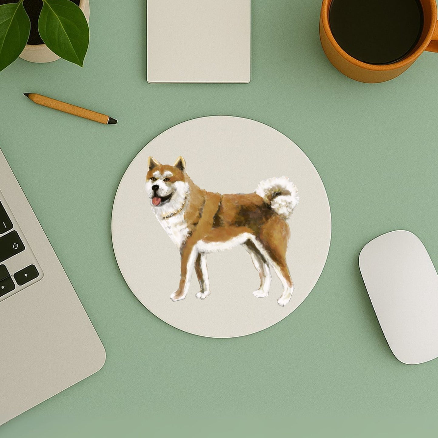 Akita Inu Mousepad - MerikaArt