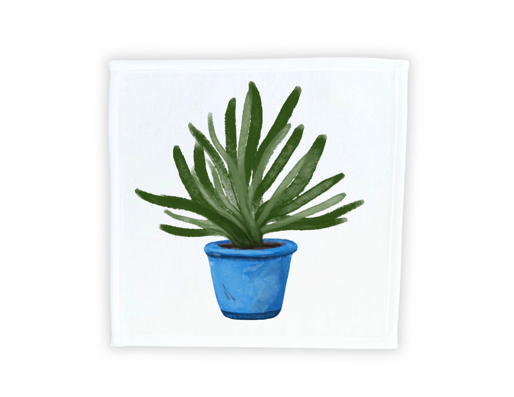 Aloe Vera Plant Washcloth - MerikaArt