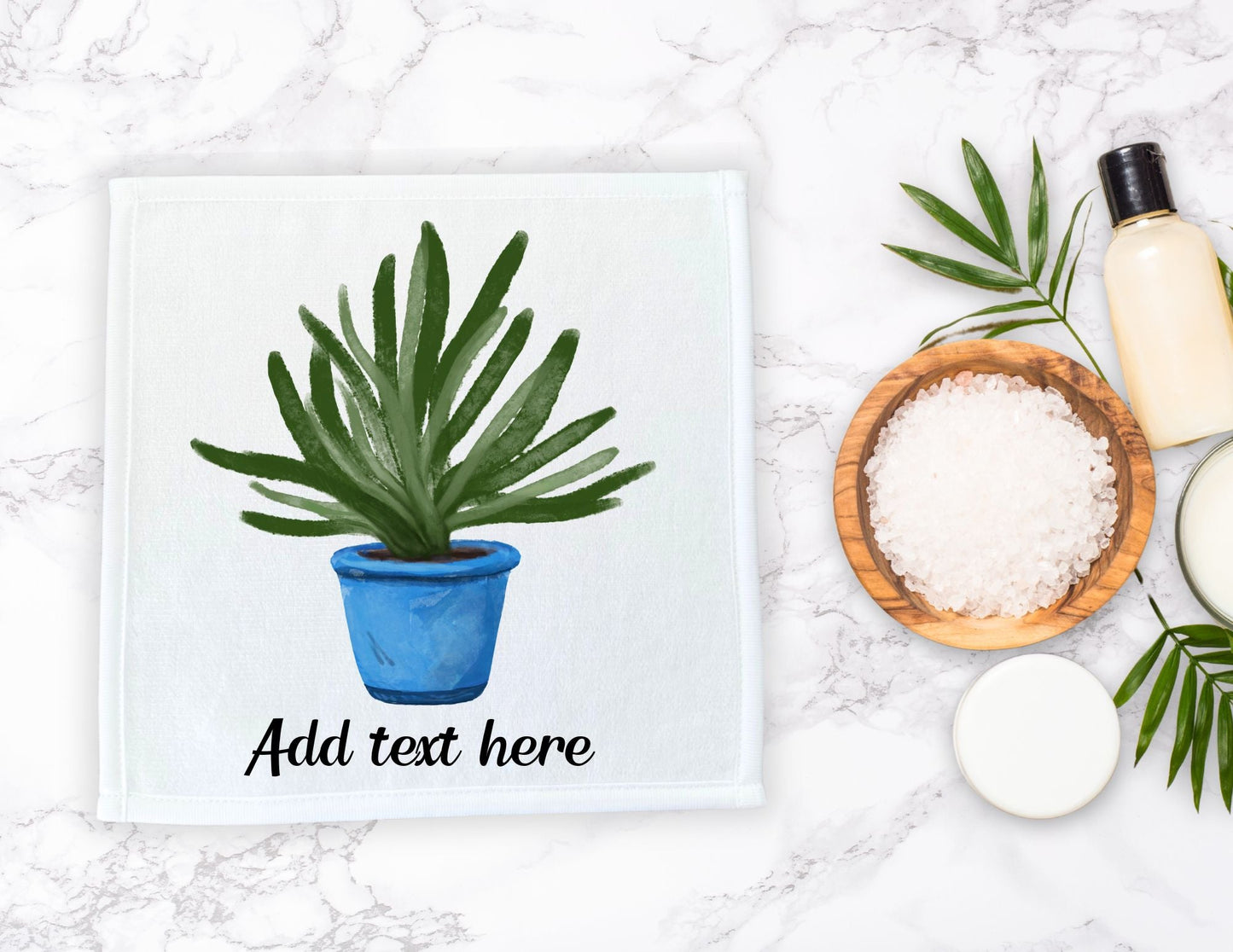 Aloe Vera Plant Washcloth - MerikaArt