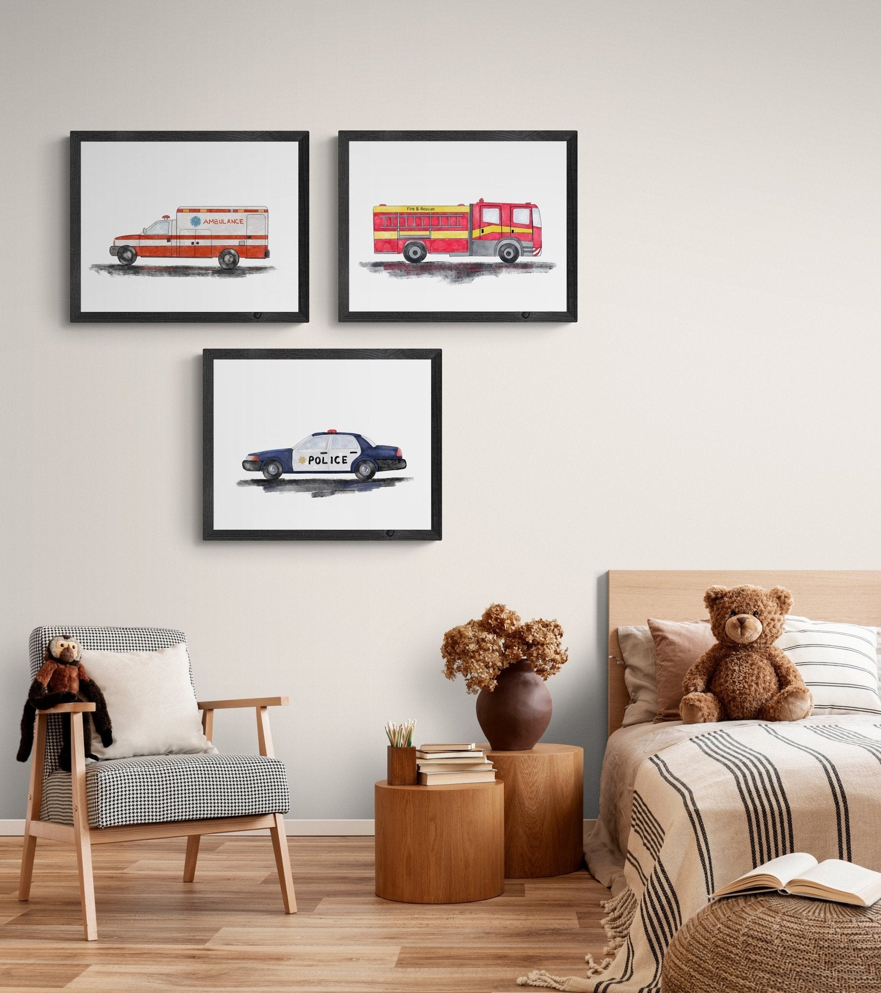 Ambulance Art Print - MerikaArt