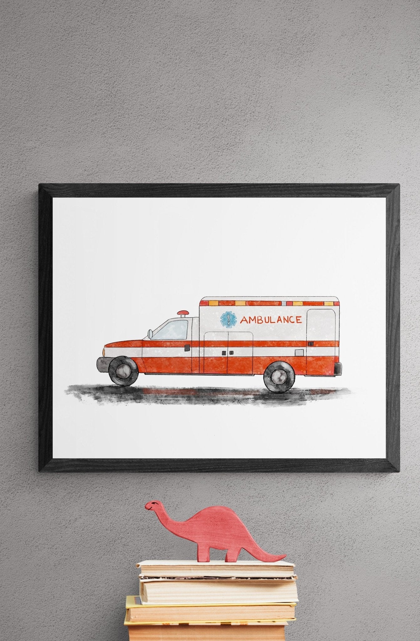 Ambulance Art Print - MerikaArt
