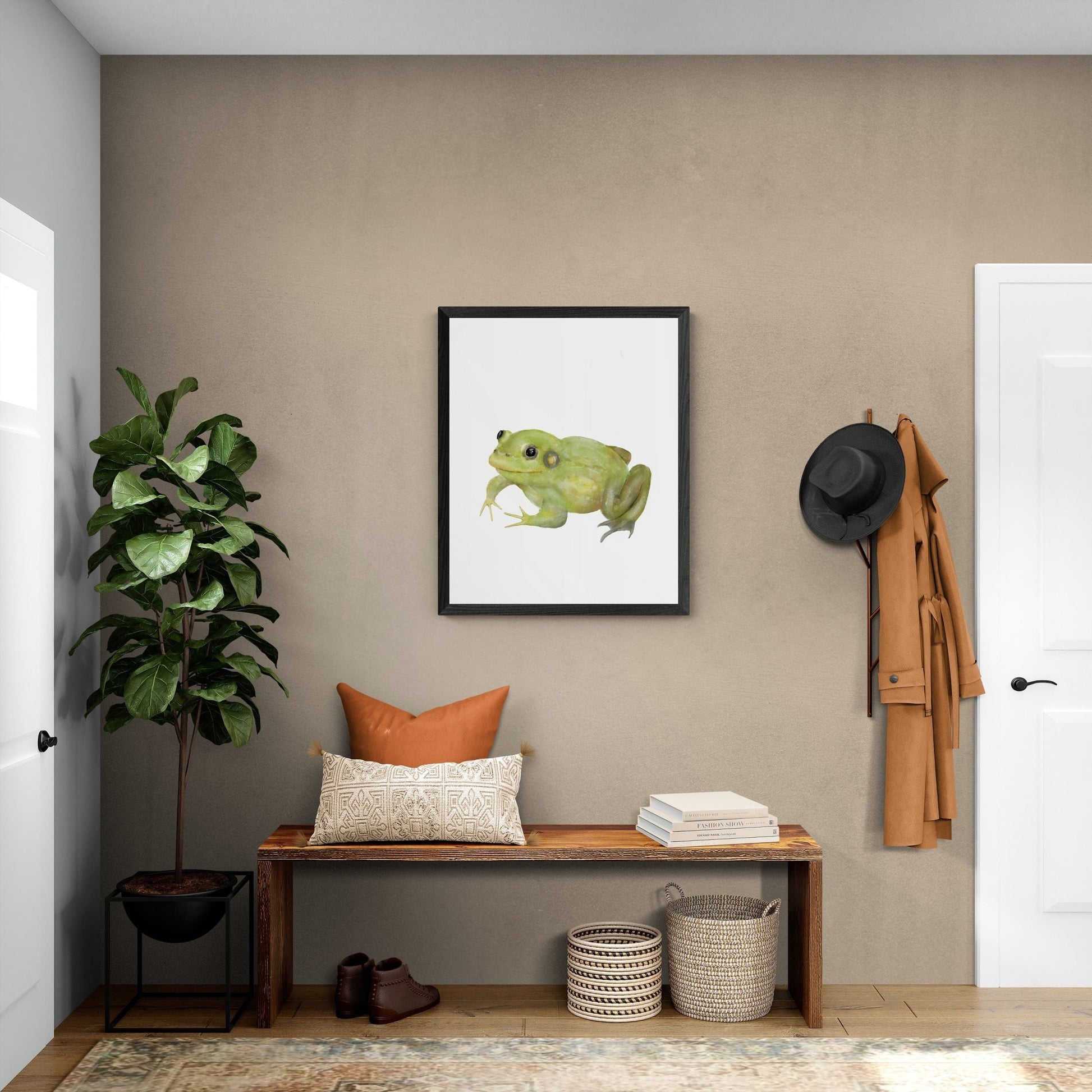 American Bullfrog Print - MerikaArt