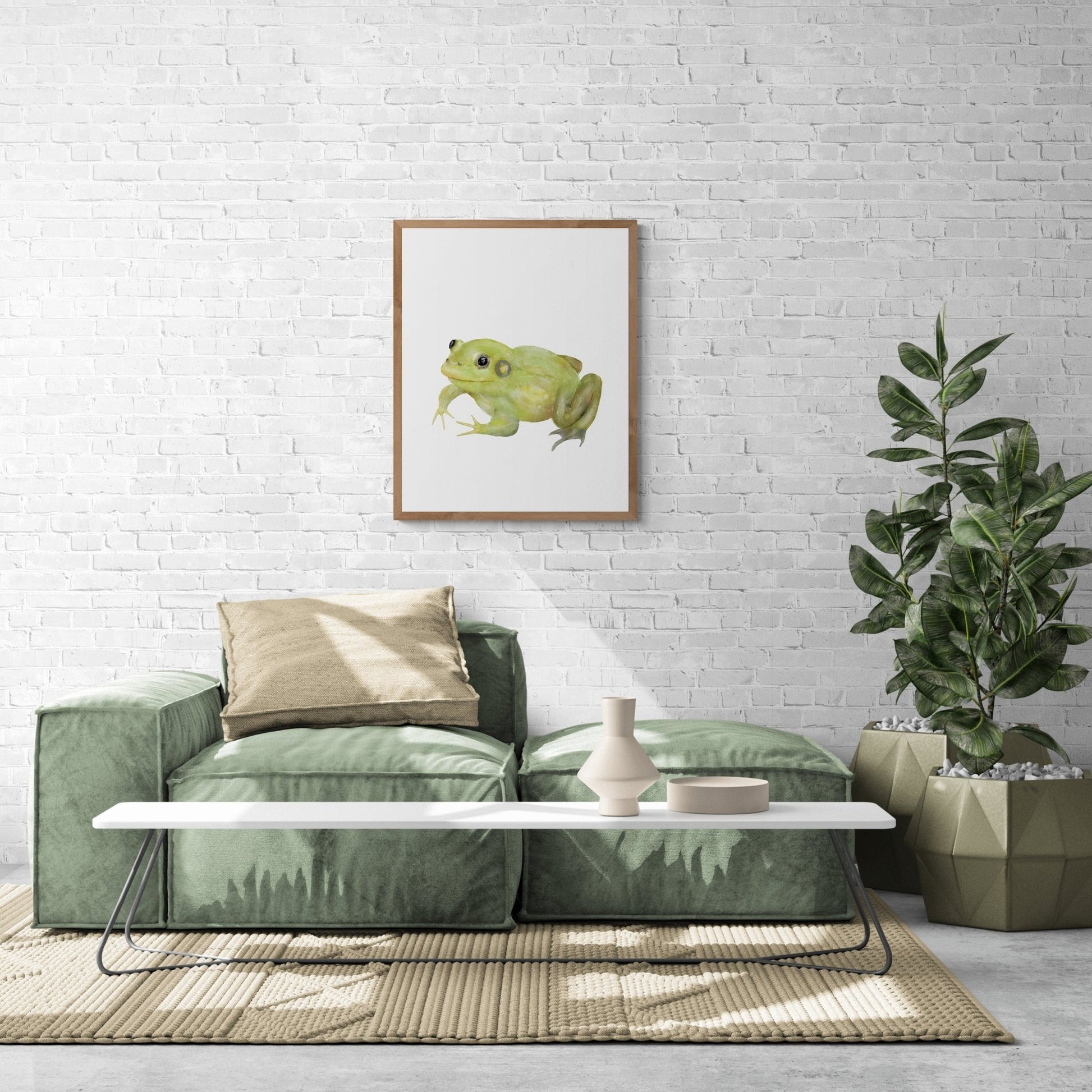 American Bullfrog Print - MerikaArt