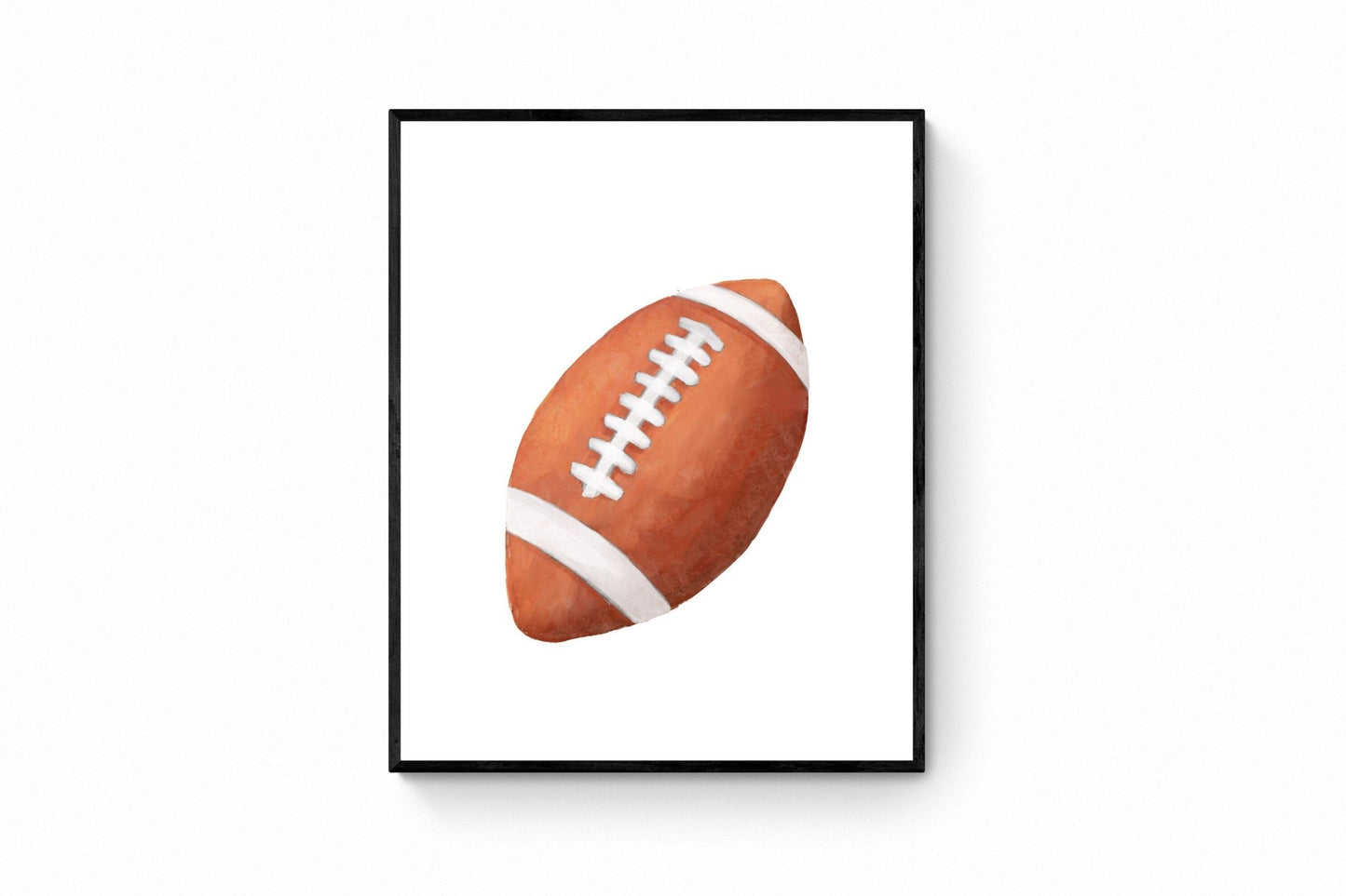 American Football Print, Sport Painting, Boys Room Wall Art, Boys Room Gift, Kids Wall Art, Nursery Decor, Sports Lover Drawing - MerikaArt