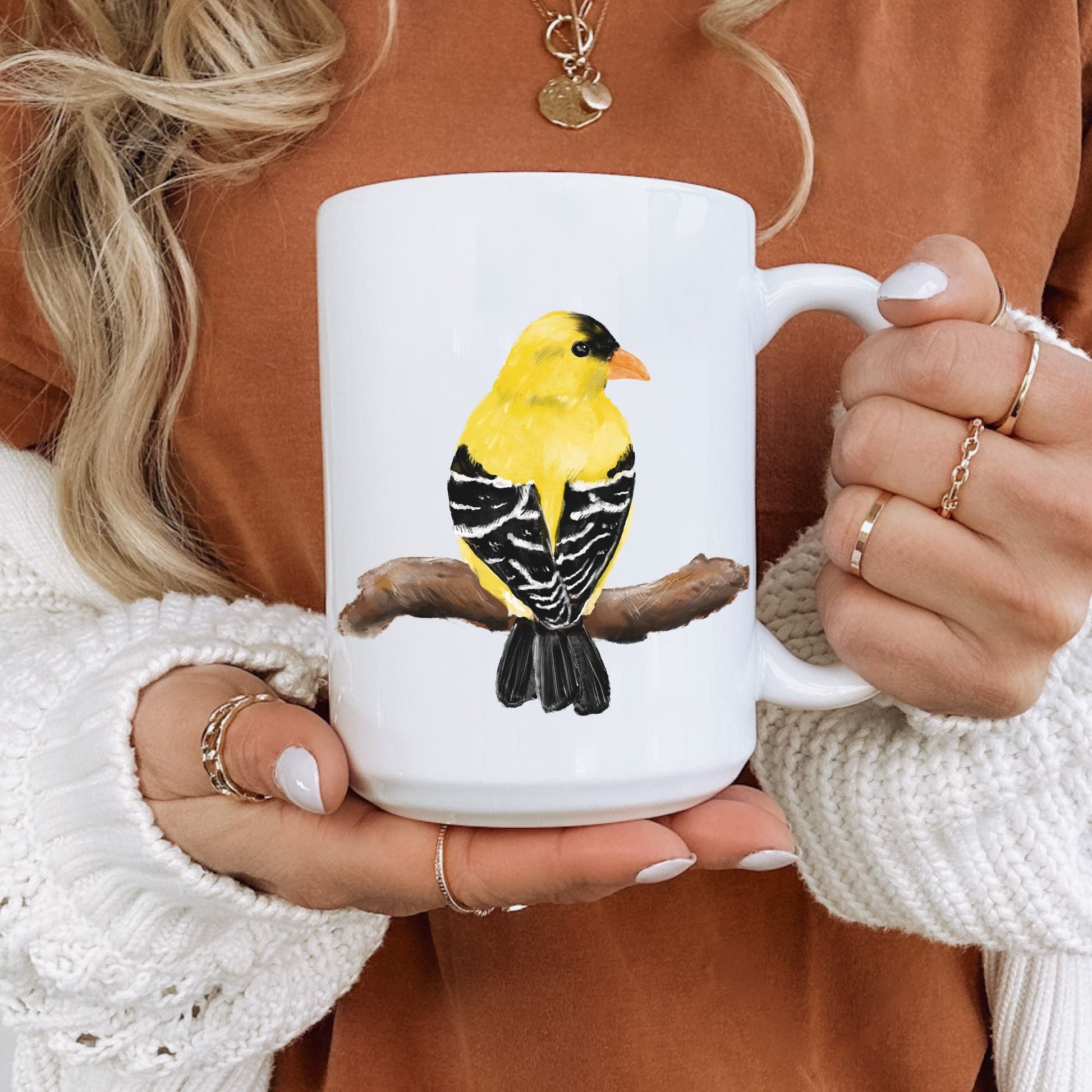 American Goldfinch Mug - MerikaArt