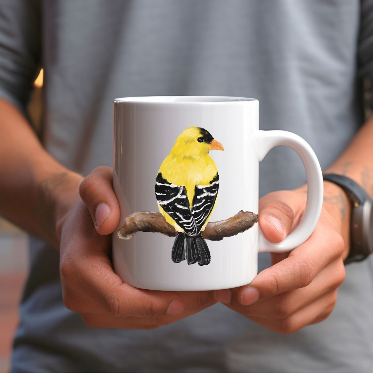American Goldfinch Mug - MerikaArt