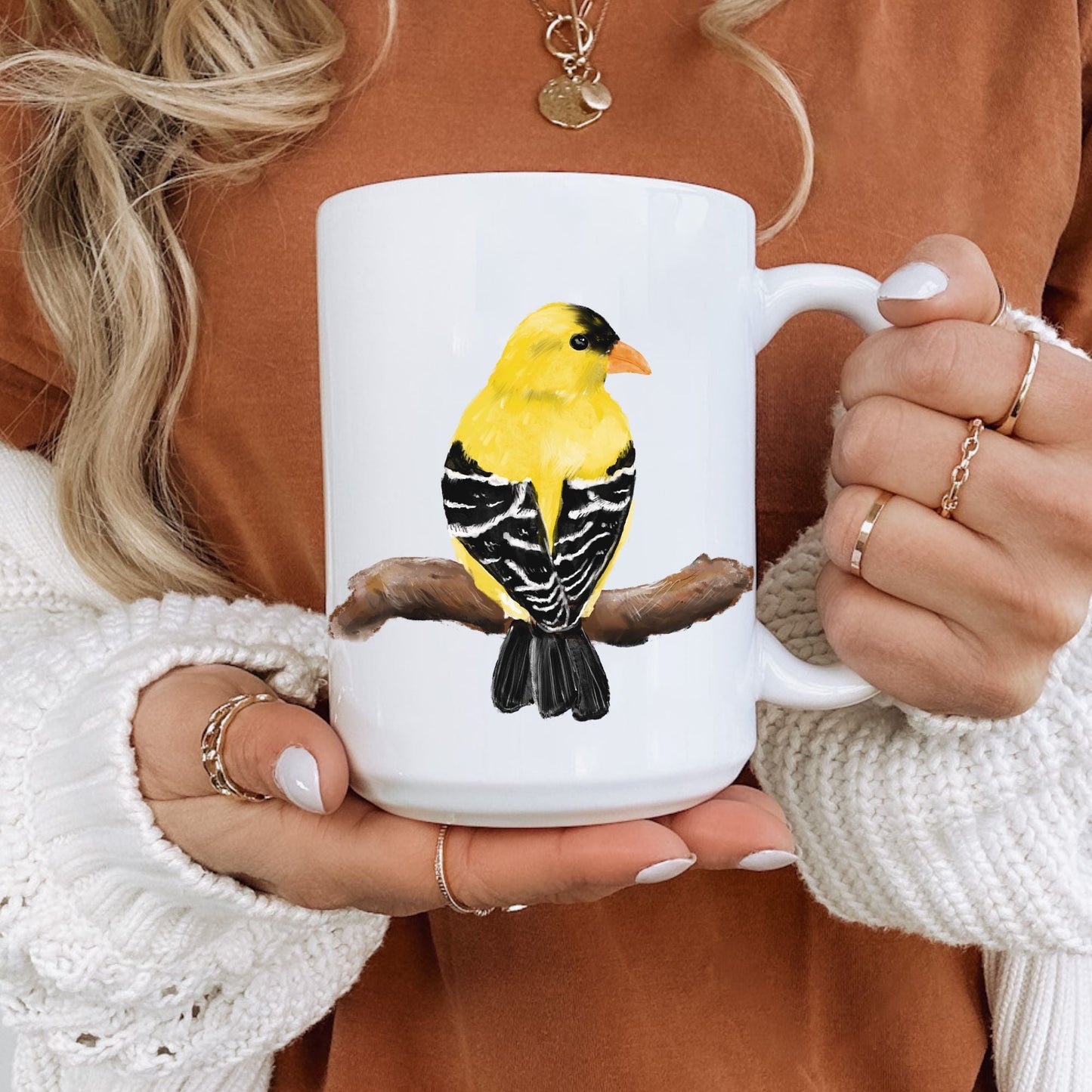 American Goldfinch Mug - MerikaArt