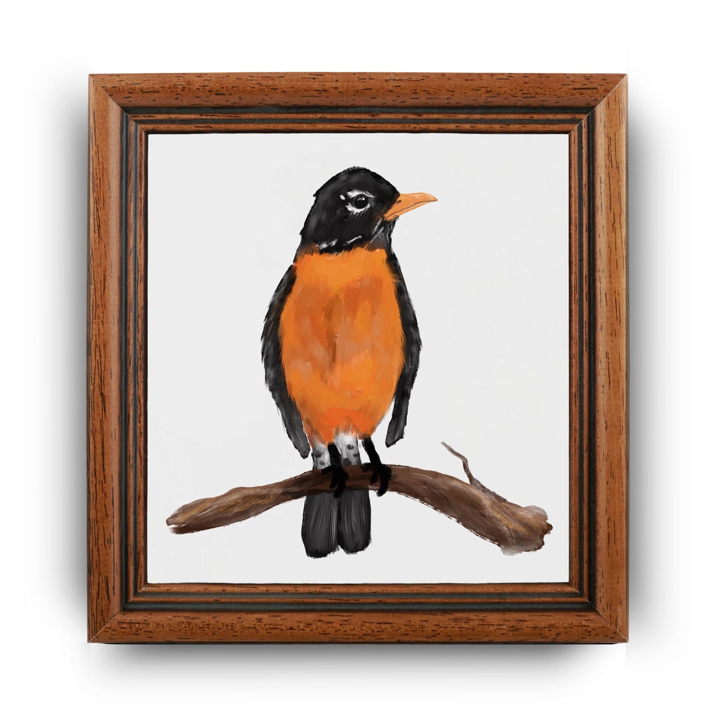American Robin Ceramic Tile - MerikaArt