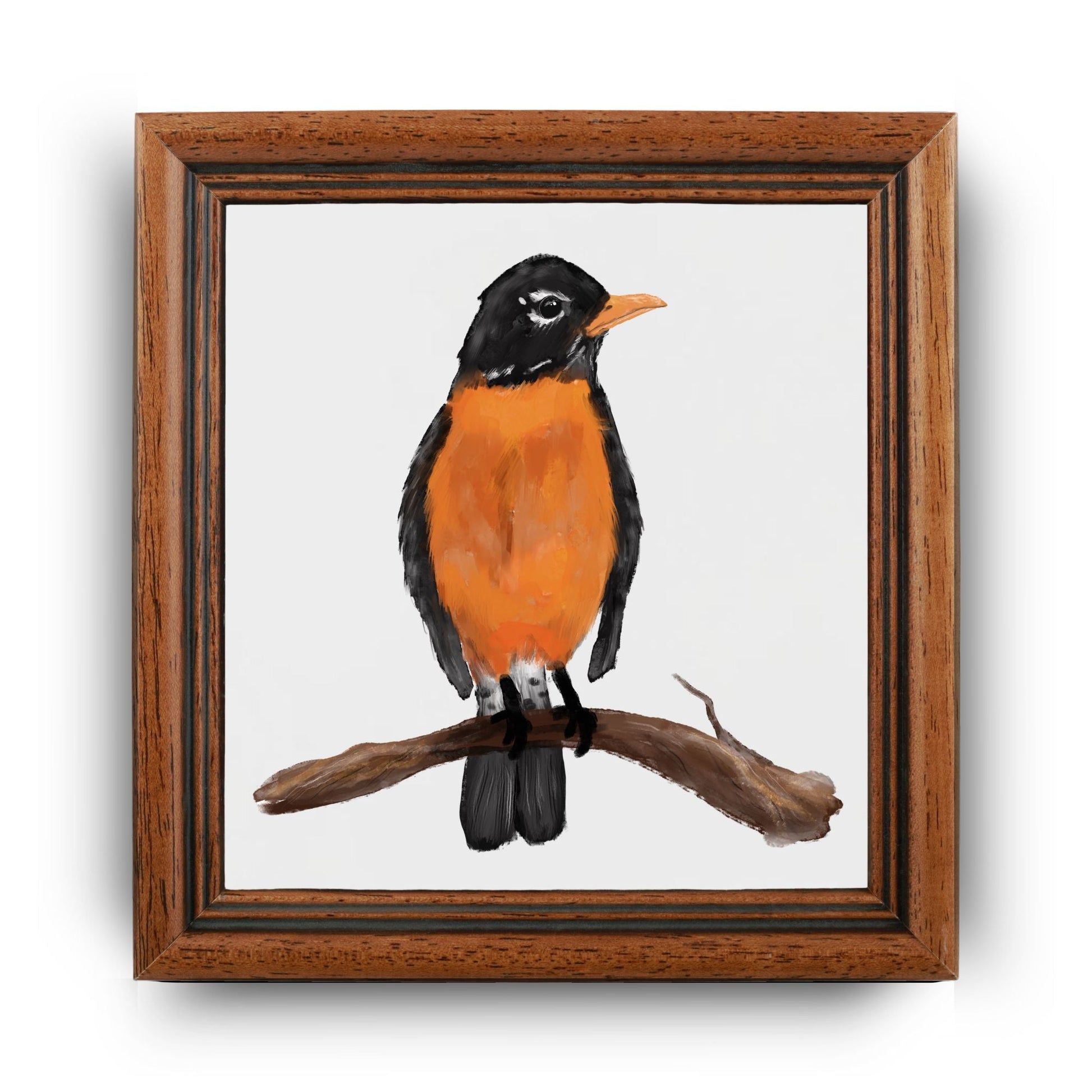 American Robin Ceramic Tile - MerikaArt