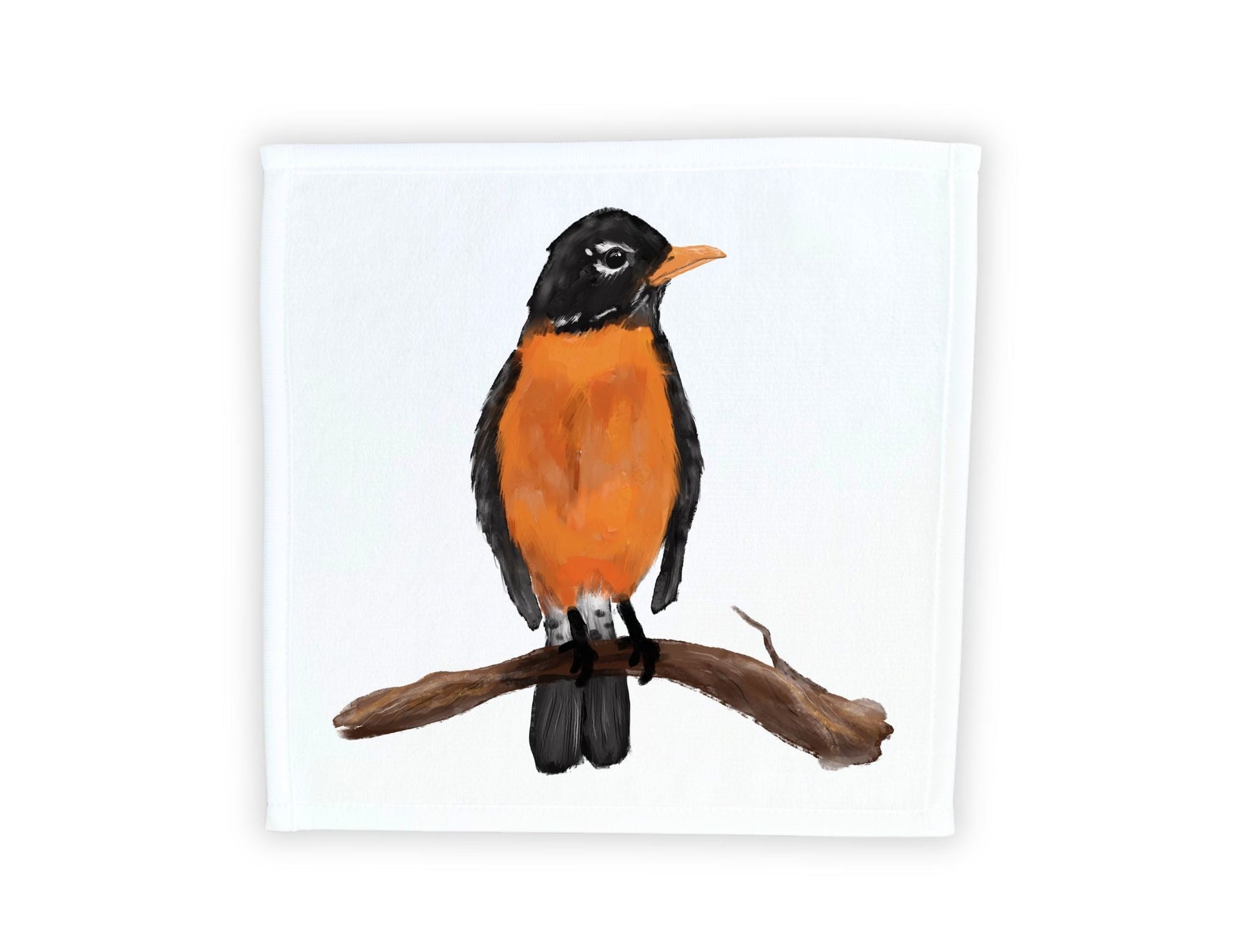 American Robin Washcloth - MerikaArt