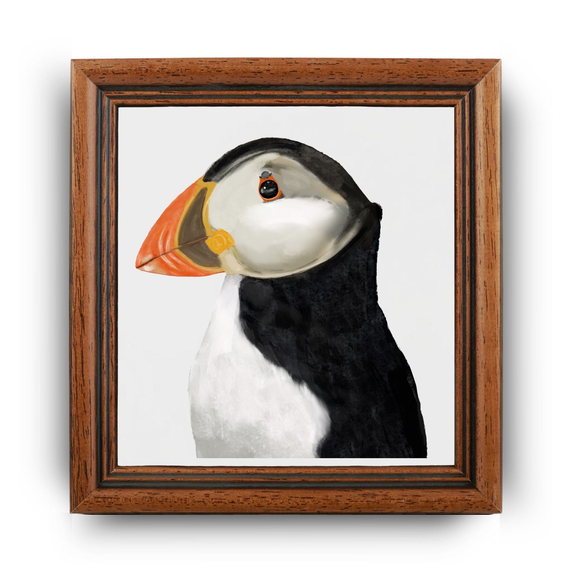 Atlantic Puffin Ceramic Tile - MerikaArt