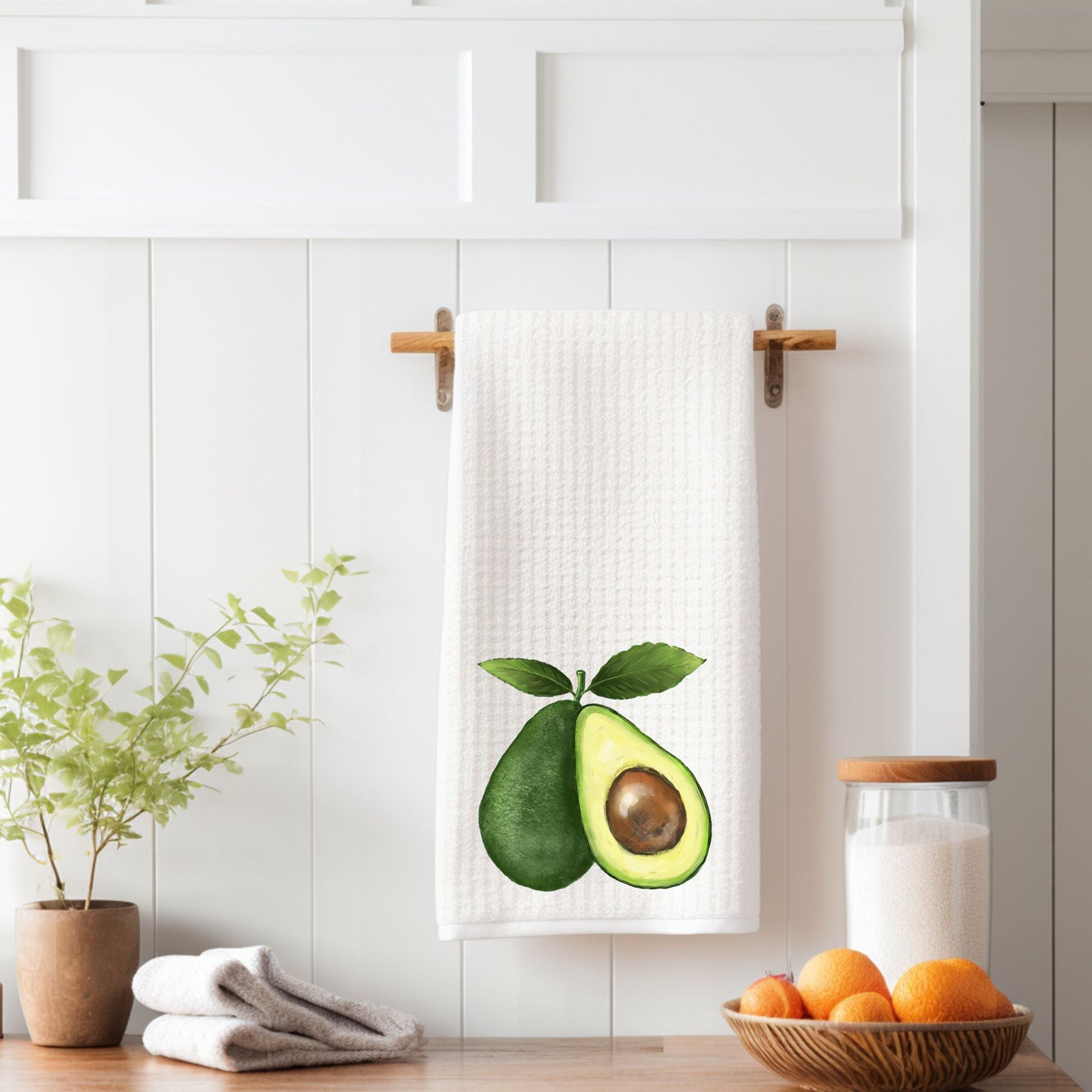 Avocado Kitchen Towel - MerikaArt