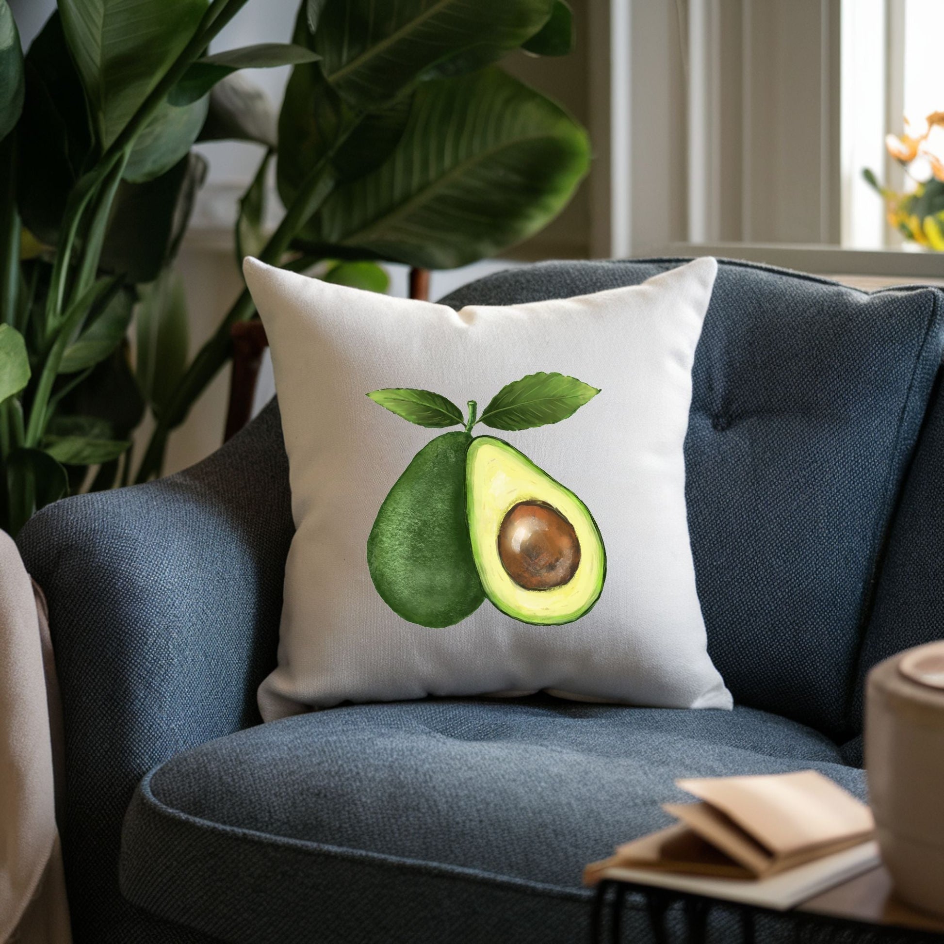 Avocado Pillow - MerikaArt