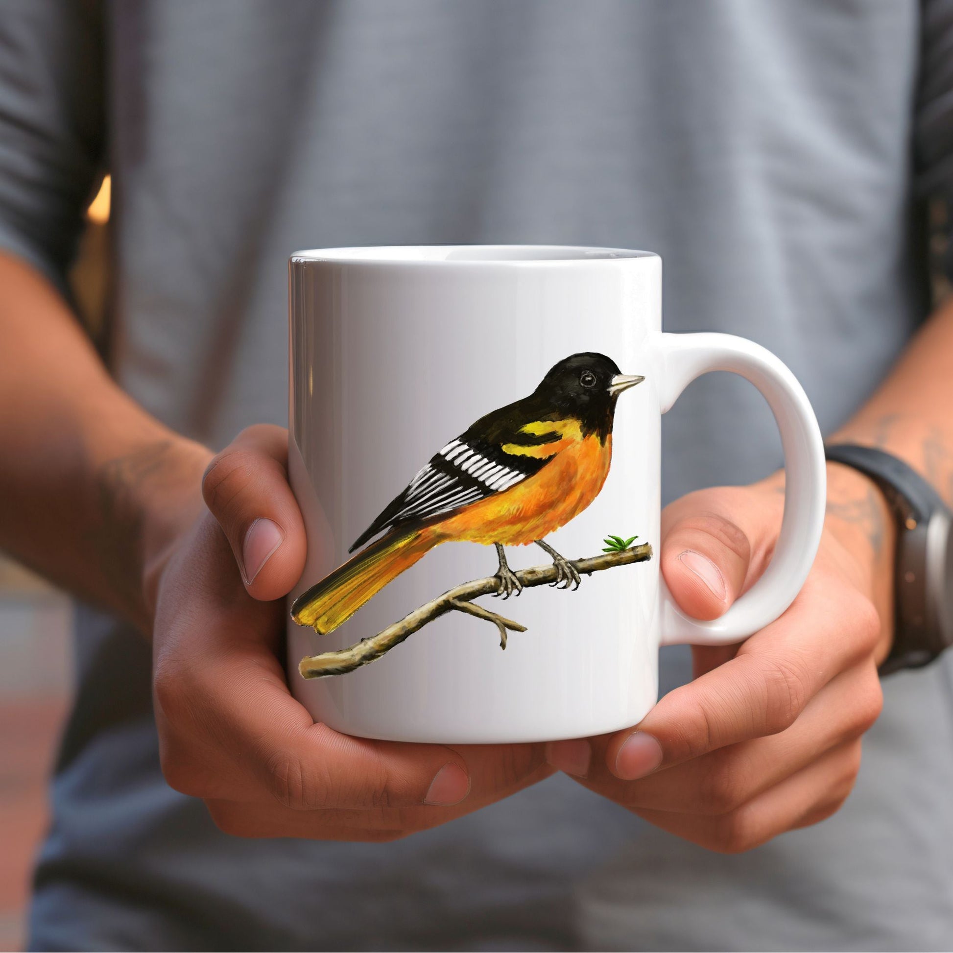 Baltimore Oriole Mug - MerikaArt