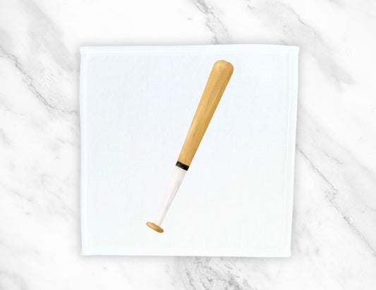 Baseball Bat Washcloth - MerikaArt