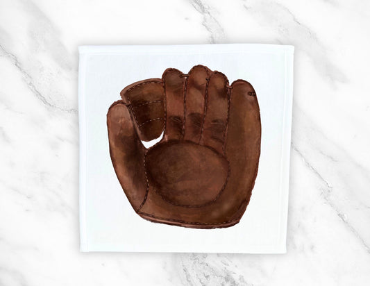 Baseball Glove Washcloth - MerikaArt