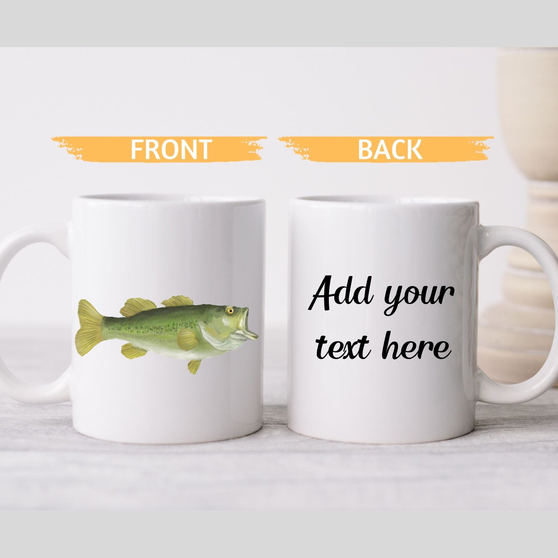 Bass Fish Mug - MerikaArt