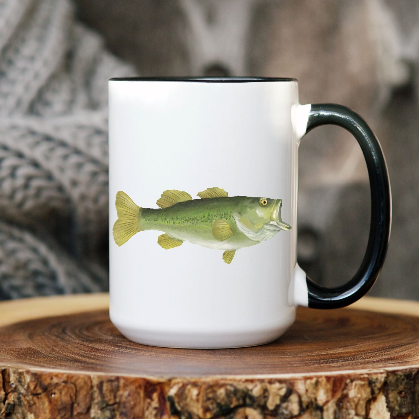 Bass Fish Mug - MerikaArt
