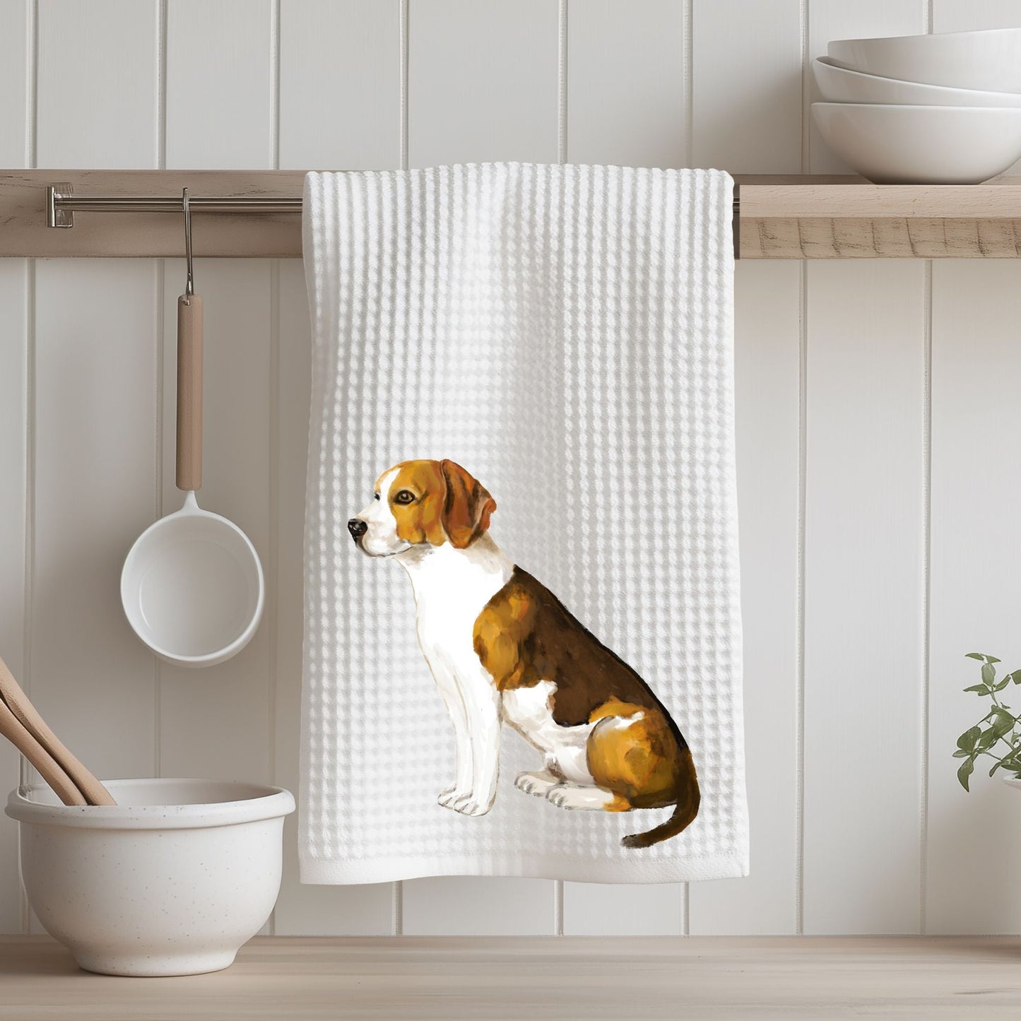 Beagle Dog Kitchen Towel - MerikaArt