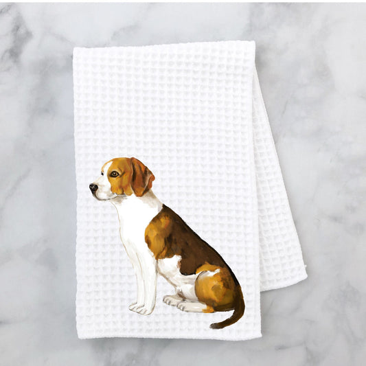 Beagle Dog Kitchen Towel - MerikaArt