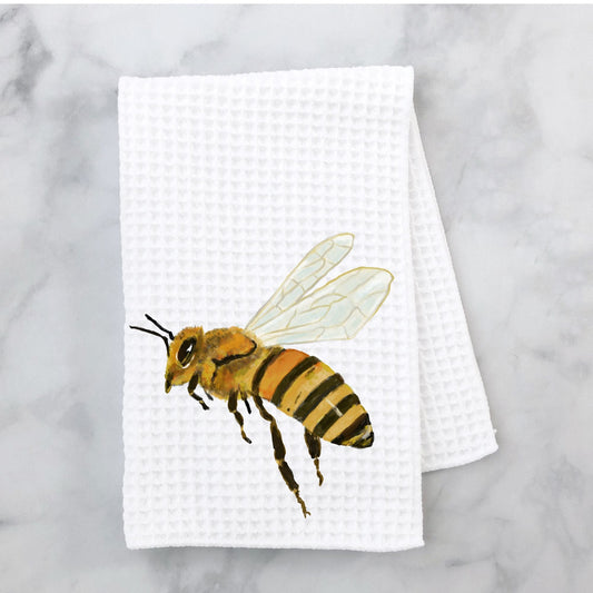 Bee Kitchen Towel - MerikaArt