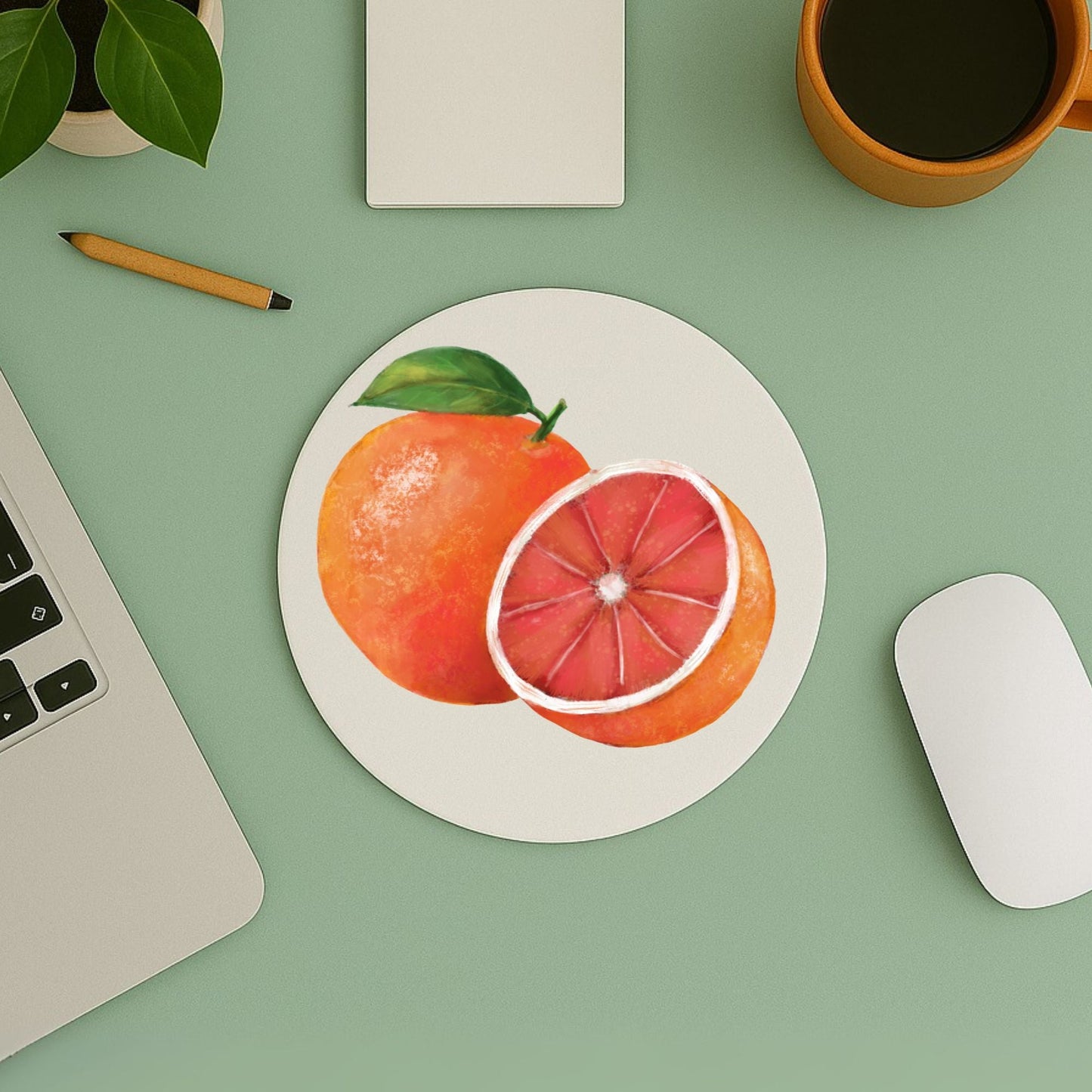 Blood Orange Mousepad - MerikaArt