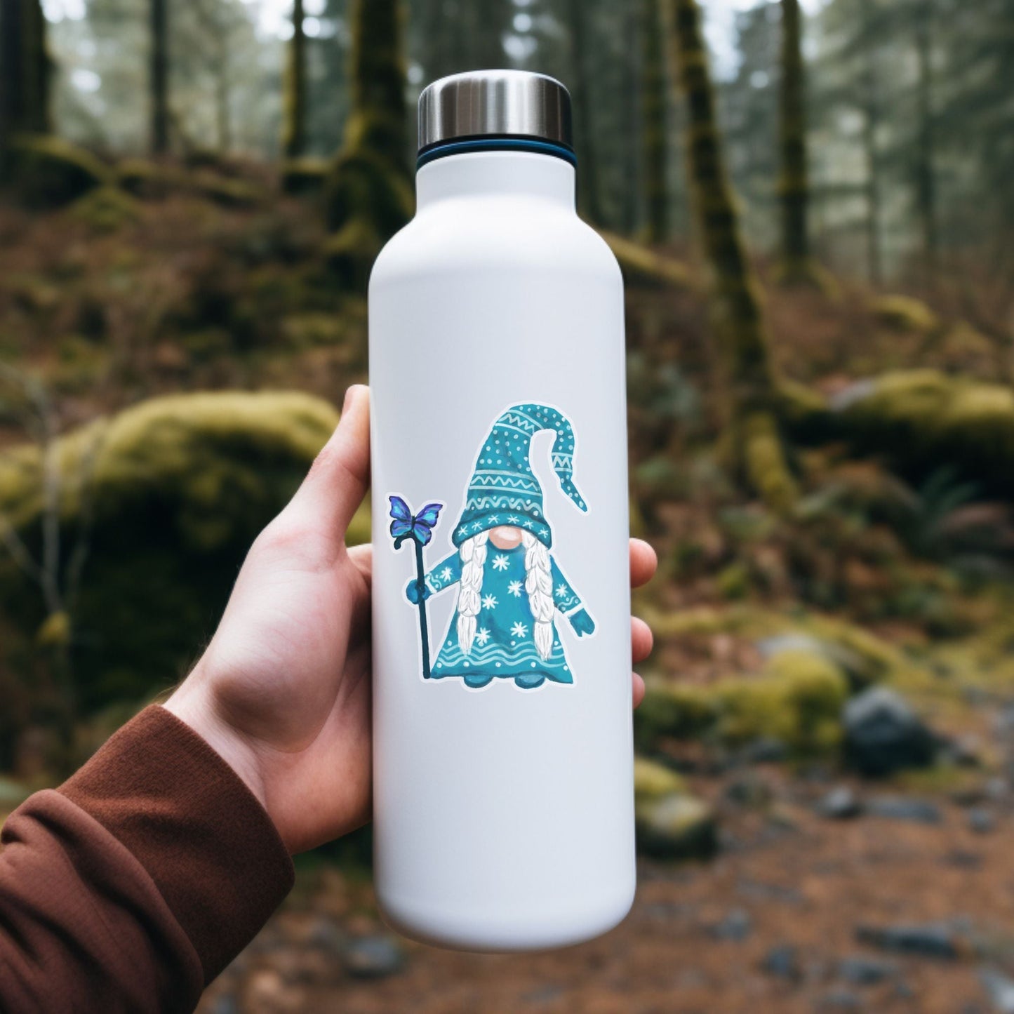 Blue Gnome Sticker - MerikaArt