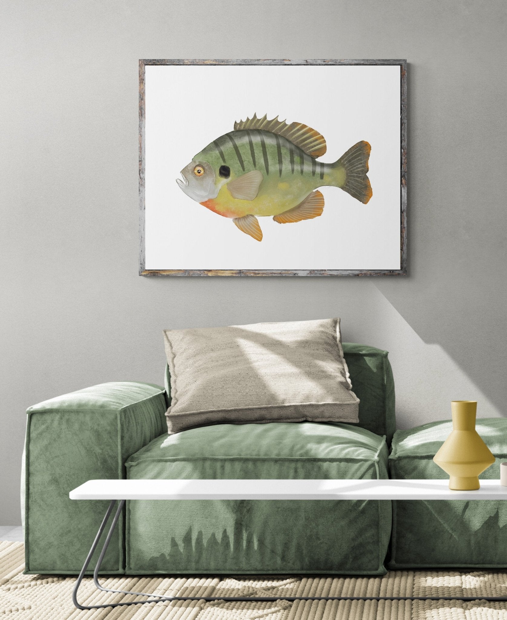 Bluegill Fish Print - MerikaArt