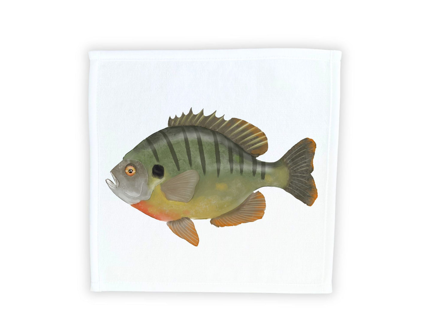 Bluegill Fish Washcloth - MerikaArt