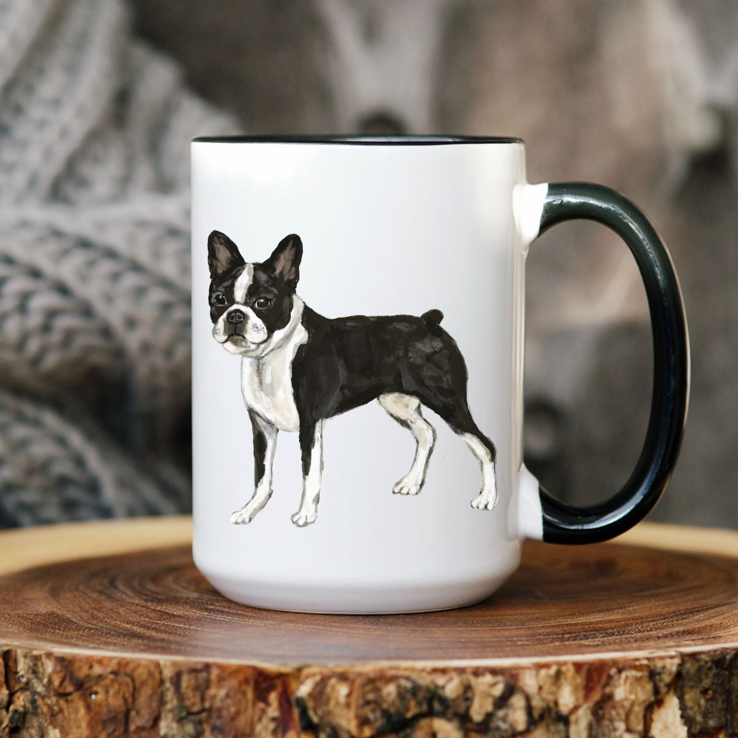 Boston Terrier Mug - MerikaArt