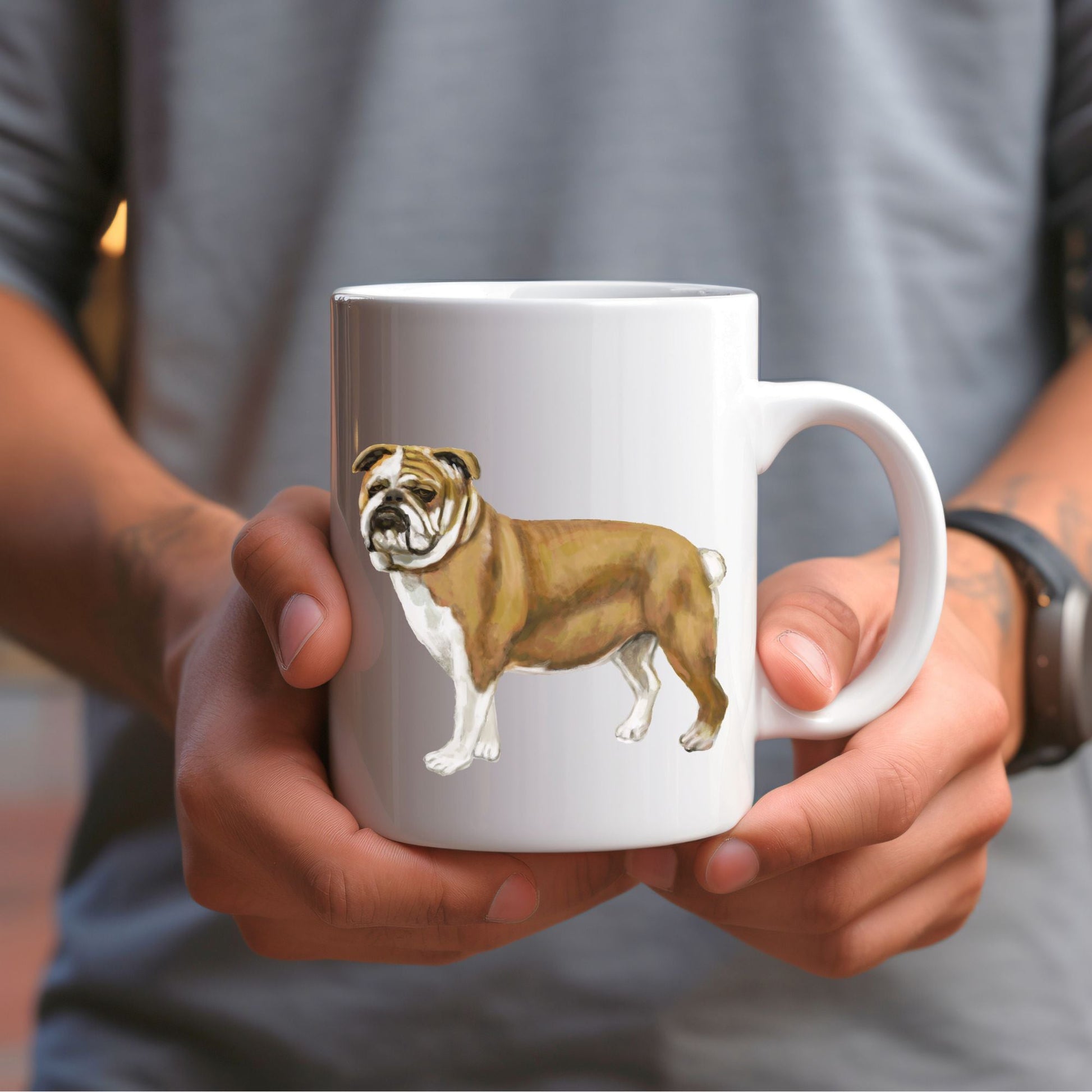 Bulldog Mug - MerikaArt