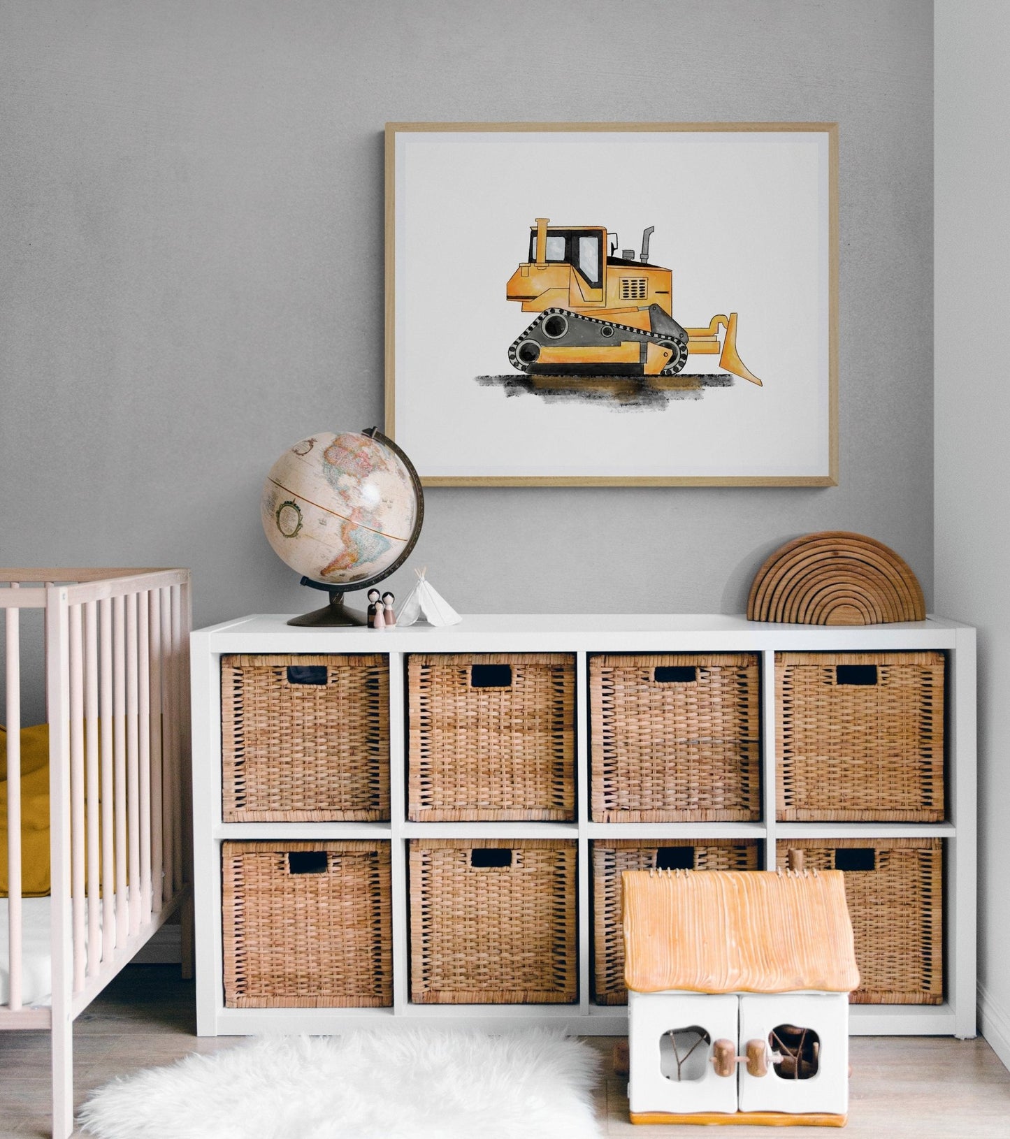 Bulldozer Art Print - MerikaArt