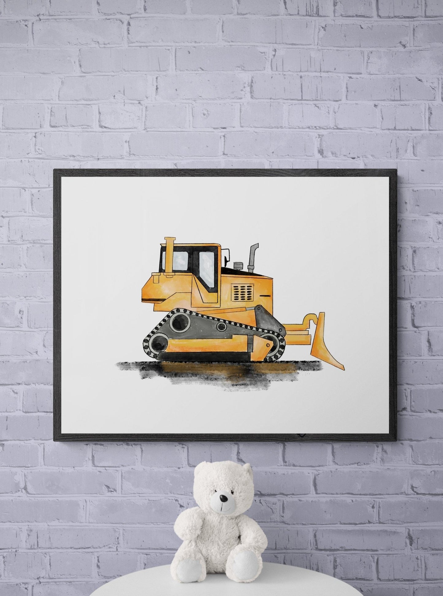 Bulldozer Art Print - MerikaArt