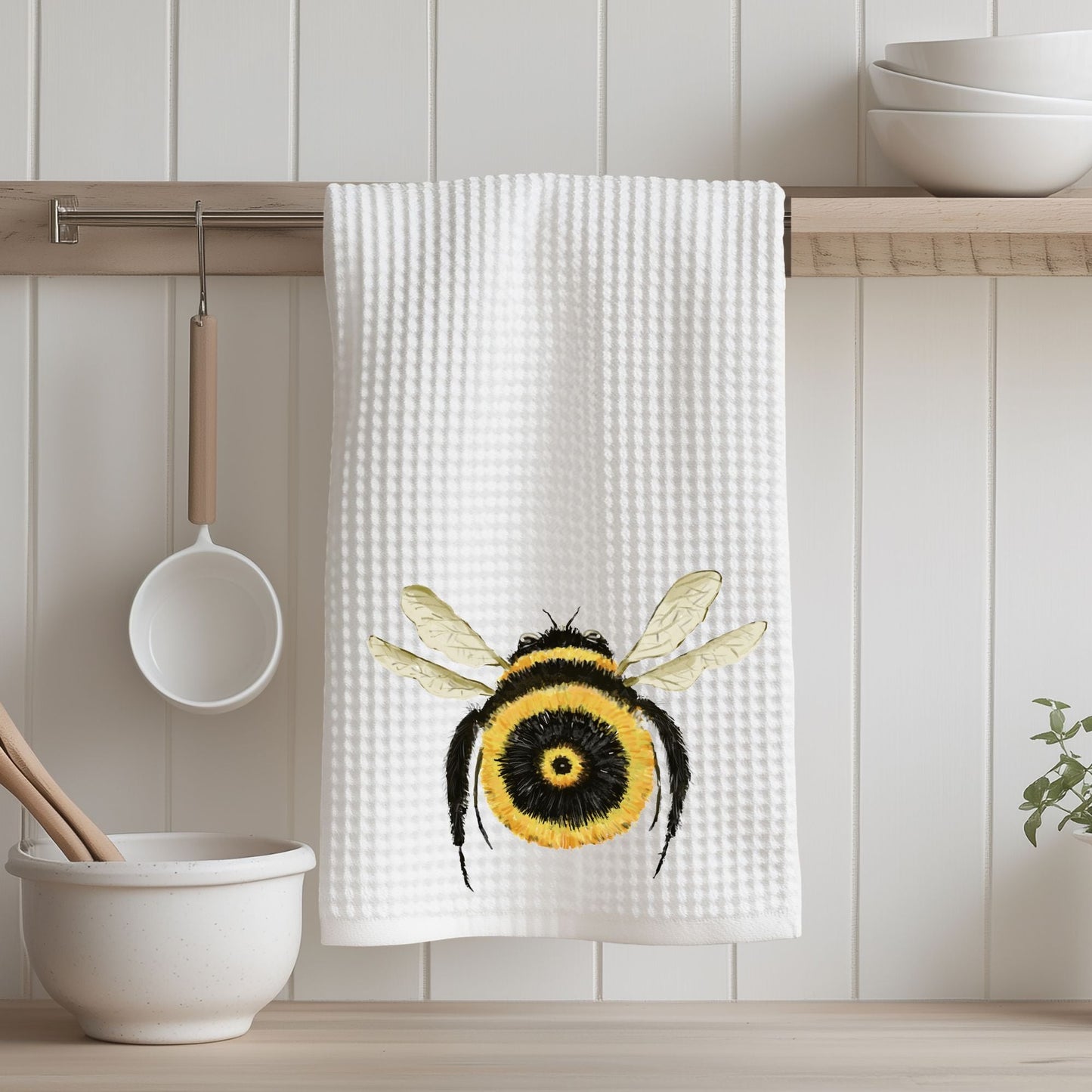 Bumblebee Kitchen Towel - MerikaArt