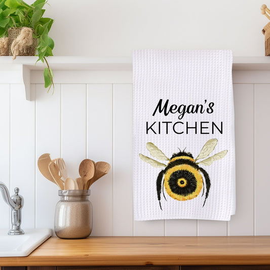 Bumblebee Kitchen Towel - MerikaArt
