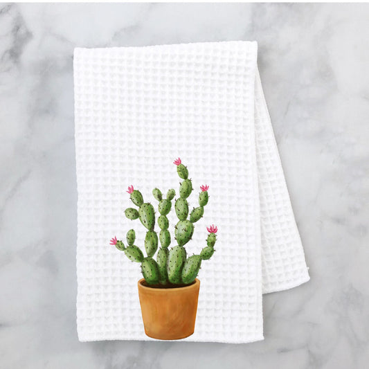Cactus Kitchen Towel - MerikaArt