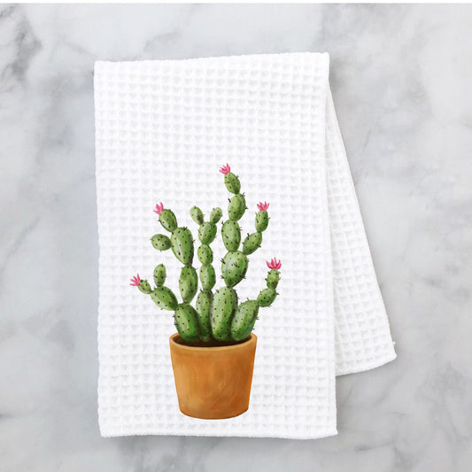 Cactus Kitchen Towel - MerikaArt