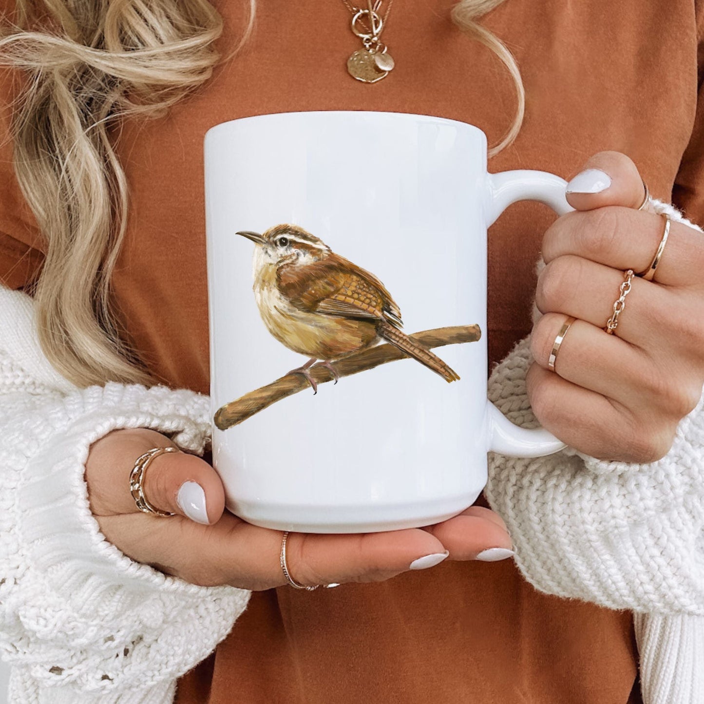 Carolina Wren Mug - MerikaArt