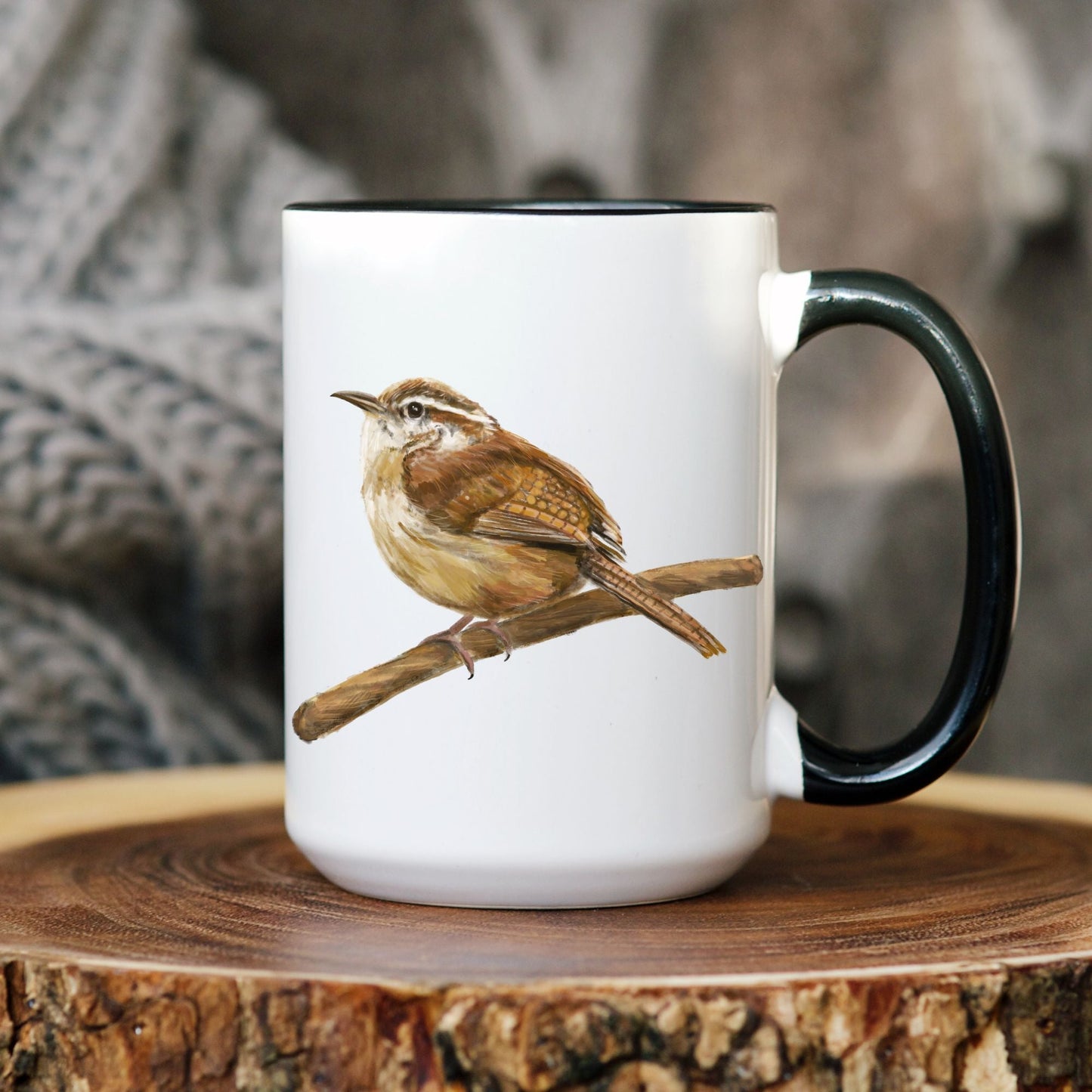 Carolina Wren Mug - MerikaArt