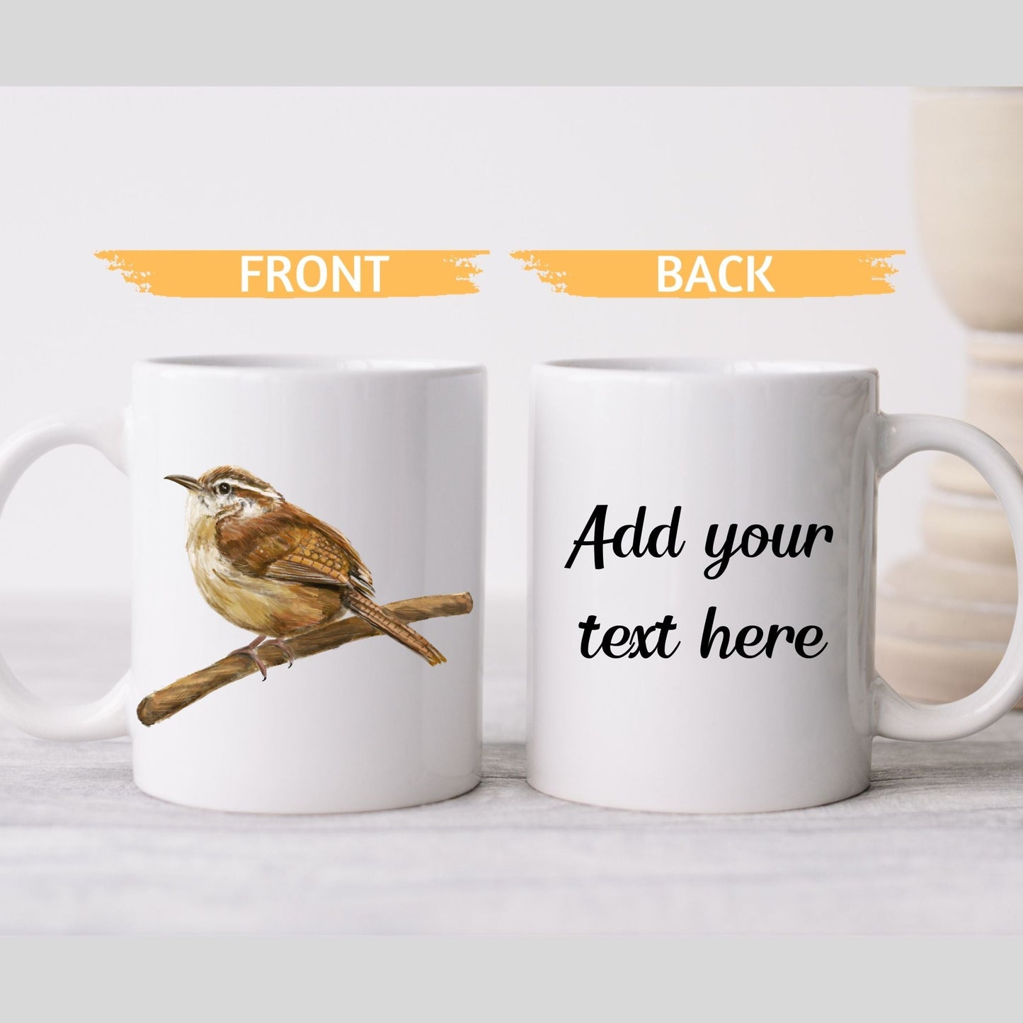 Carolina Wren Mug - MerikaArt