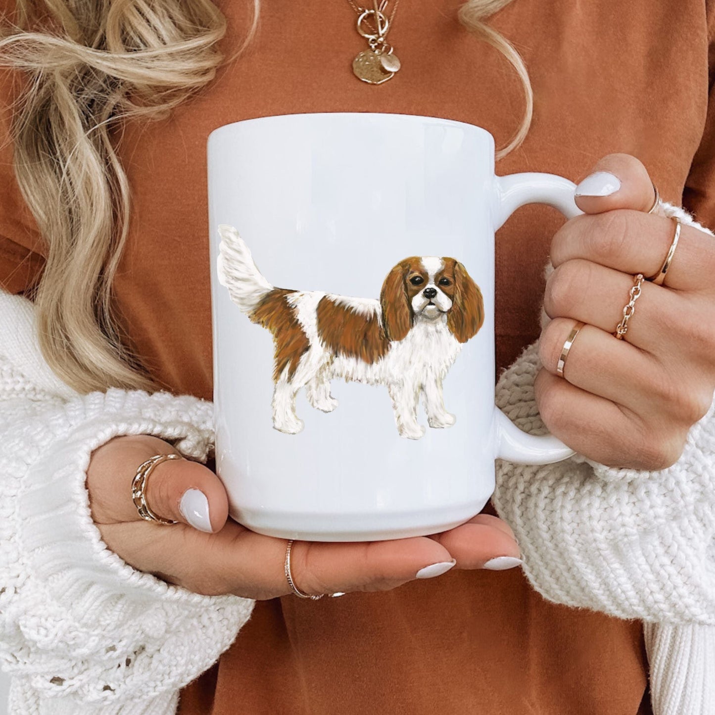 Cavalier King Charles Spaniel Mug - MerikaArt
