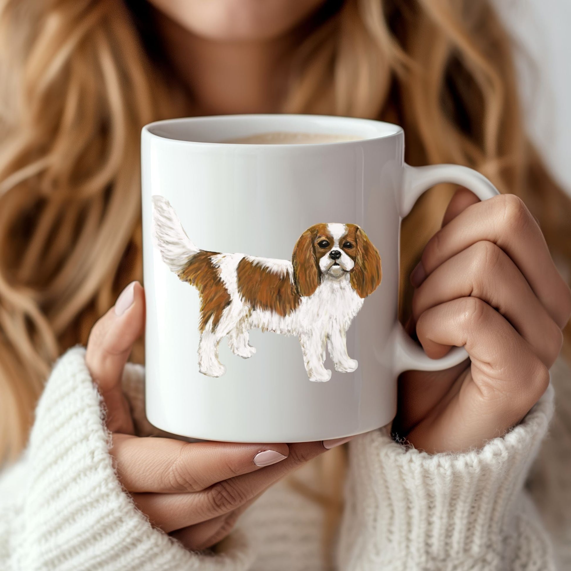 Cavalier King Charles Spaniel Mug - MerikaArt
