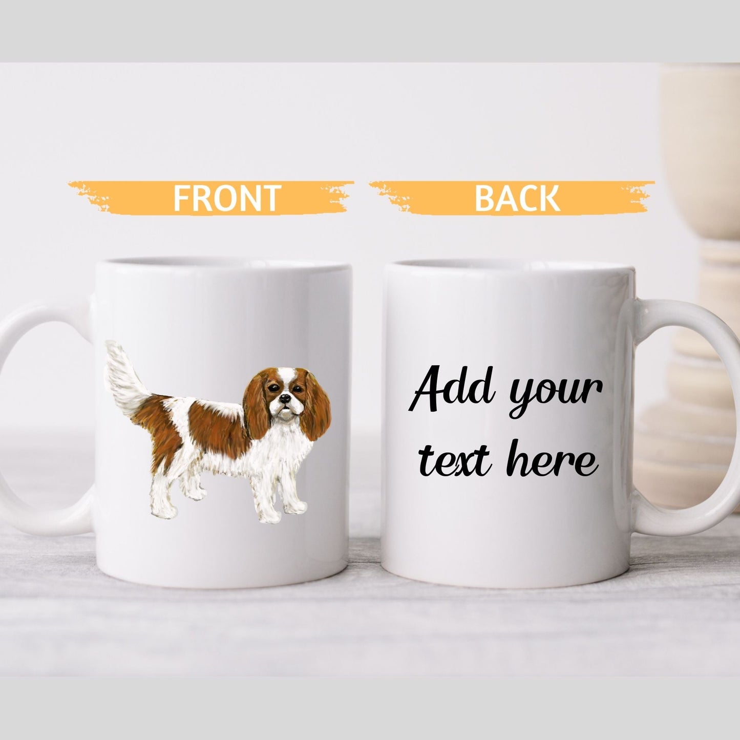 Cavalier King Charles Spaniel Mug - MerikaArt