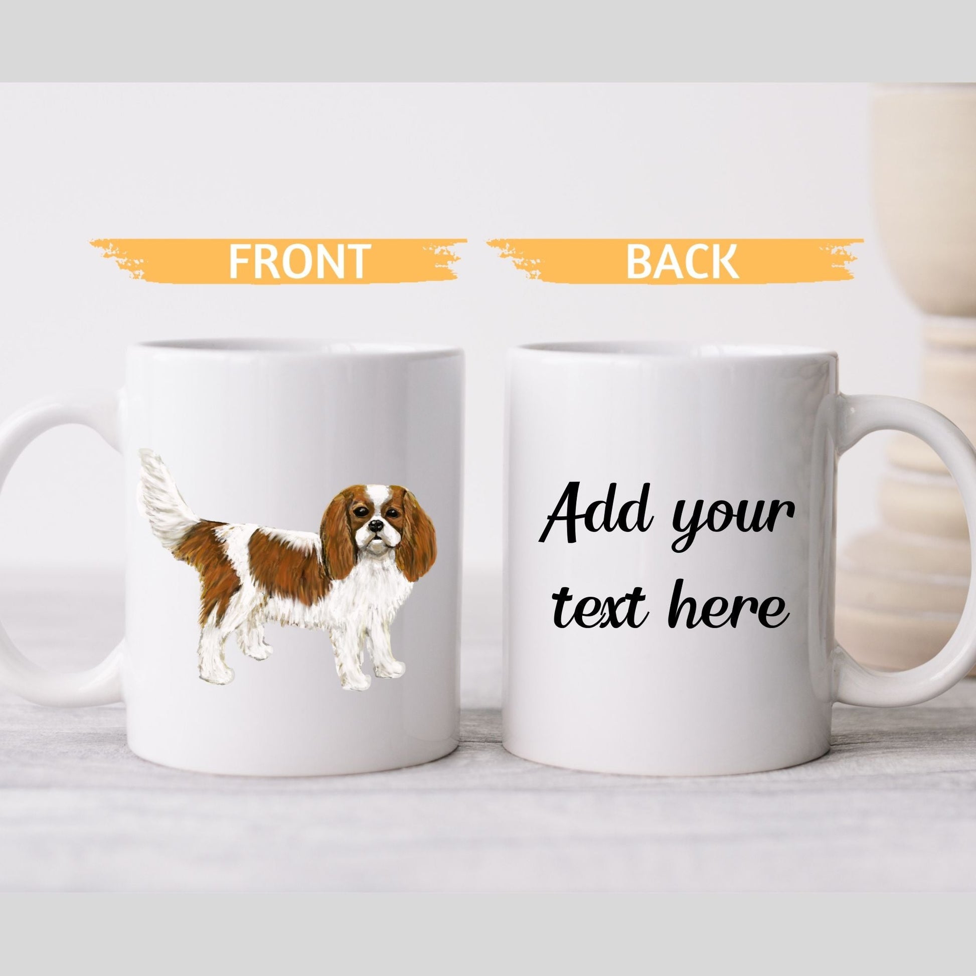 Cavalier King Charles Spaniel Mug - MerikaArt