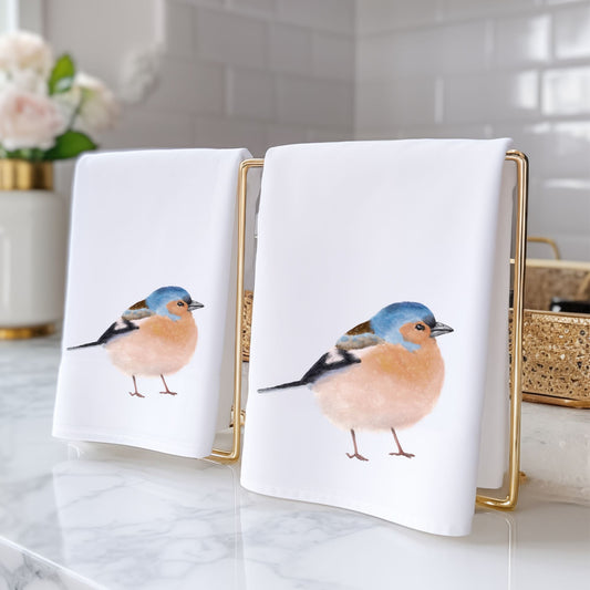 Chaffinch Bathroom Towel - MerikaArt