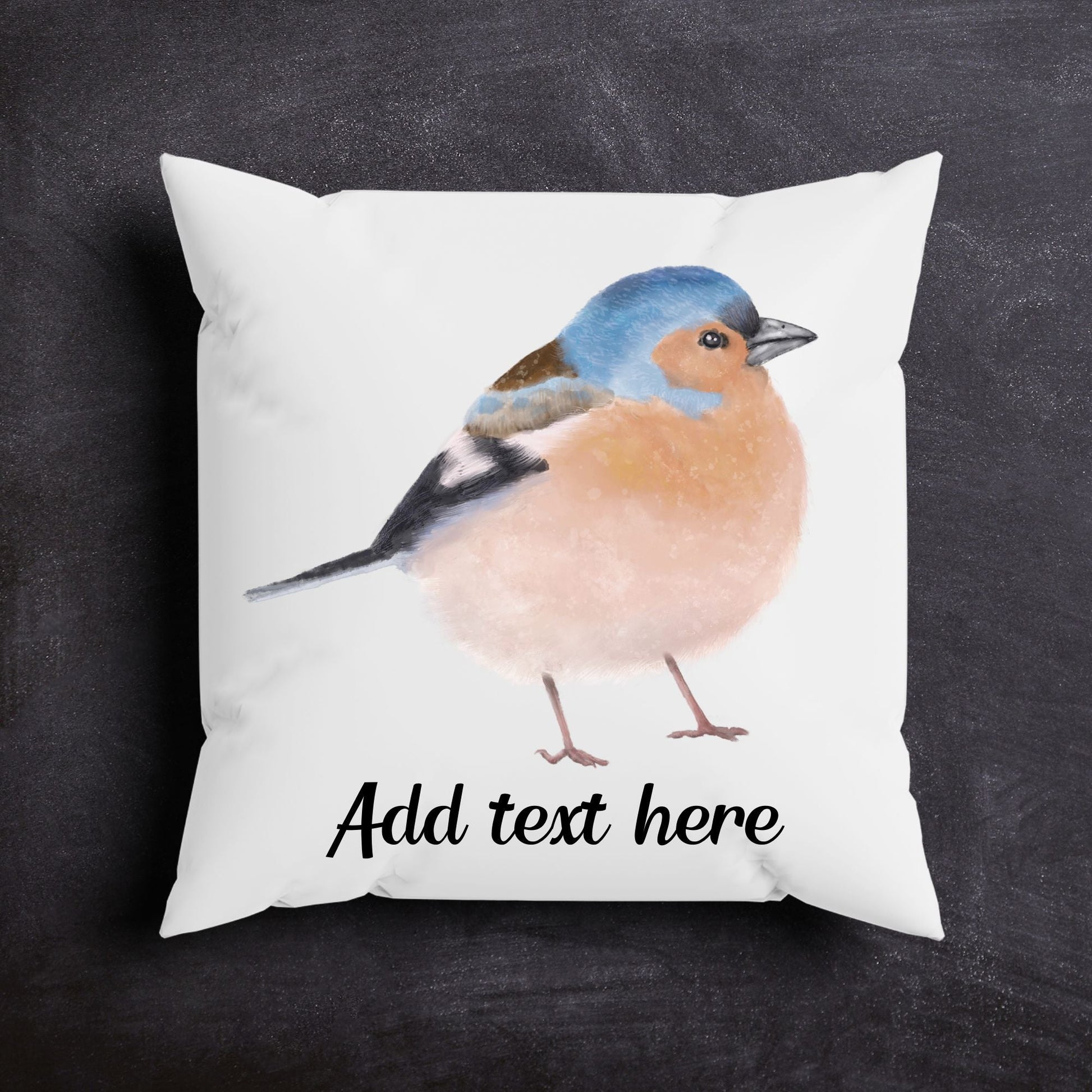 Chaffinch Pillow - MerikaArt