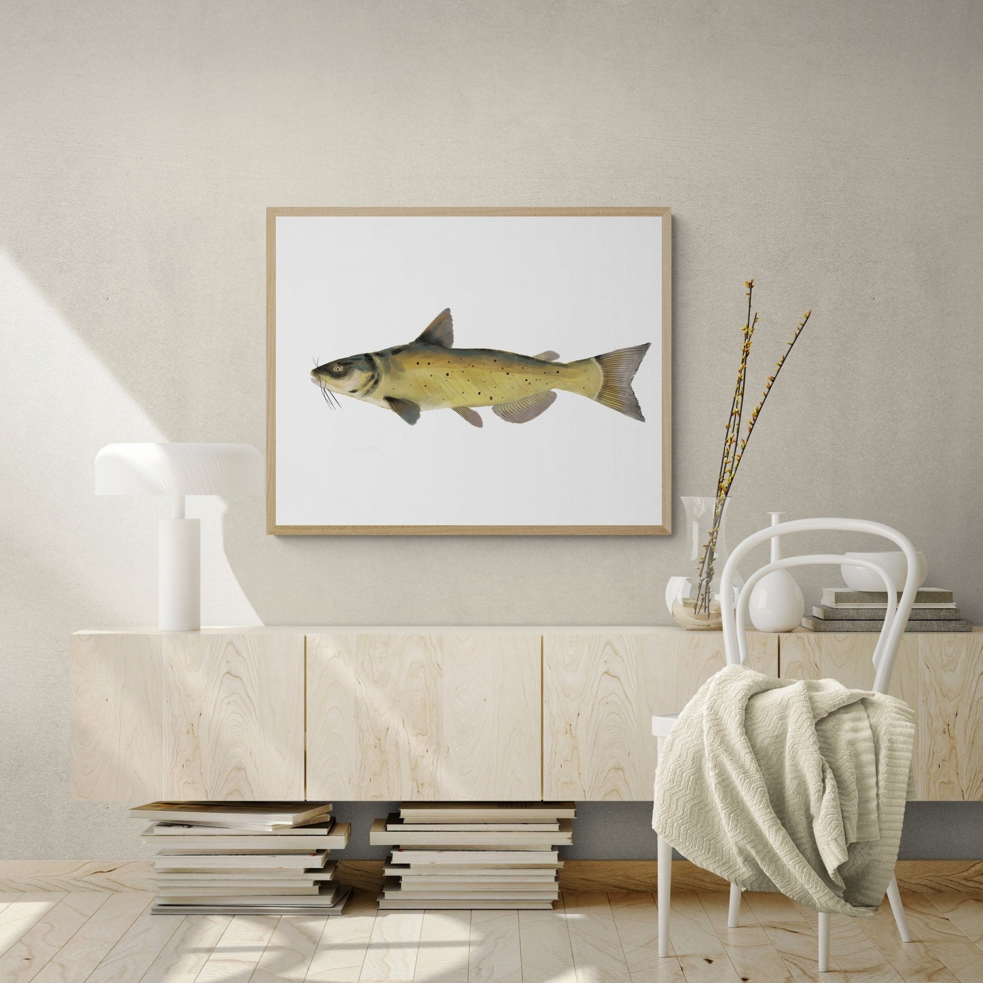 Channel Catfish Print - MerikaArt