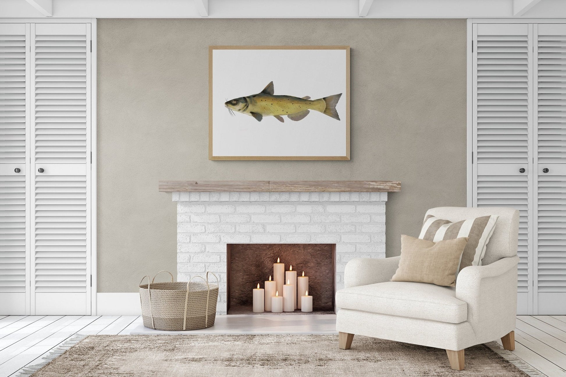 Channel Catfish Print - MerikaArt